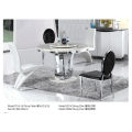 Professional Round Table with Marble/Glass